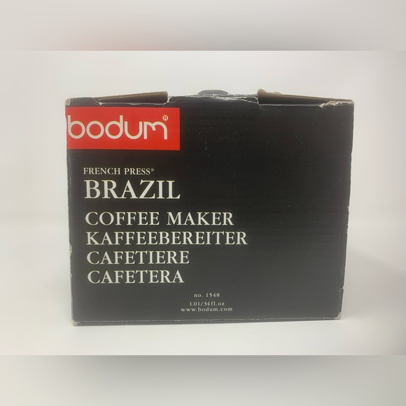 NEW Bodum Brazil 8 Cup / 34oz French Press Coffee Maker - Picture 4 of 11